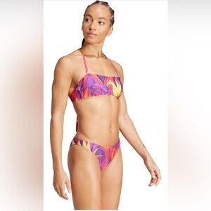 adidas Colorful Bikini Set in Pink and Orange